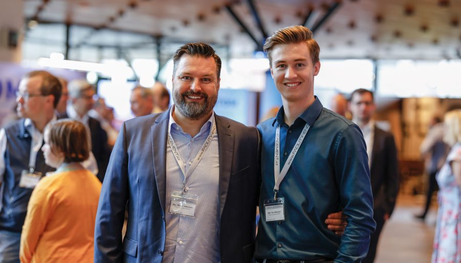 Martin und Tim Halbrainer luden zum zweiten „Facility-Engagement CongressEvent“ ins Dornbirner Kulturhaus © Eva Rauch